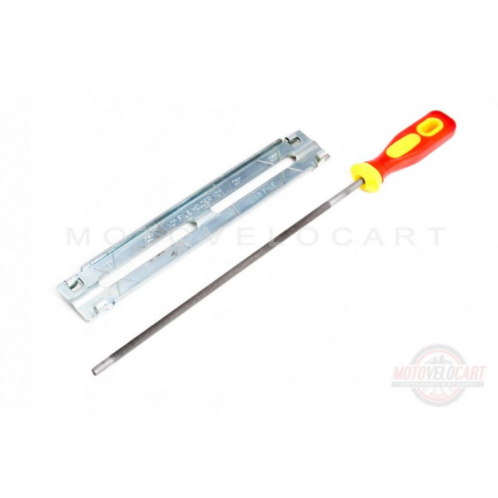 Напильник бензопильный   ?4,8mm   (+планка, ручка)   MANLE, шт
