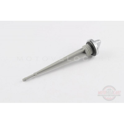 Щуп масла 4T CB/CG 125/150 ?19.0mm, L-125mm (хром) "JS" Щуп масла 4T CB/CG 125/150 ?19.0mm, L-125mm (хром) "JS"