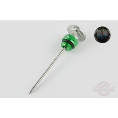 Щуп масла ?19.0mm, L-137mm (+датчик температуры) (зеленый) "RIDE IT" Щуп масла ?19.0mm, L-137mm (+датчик температуры) (зеленый) "RIDE IT"