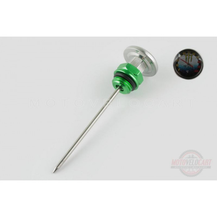 Щуп масла   ?19.0mm, L-137mm   (+датчик температуры)   (зеленый)   "RIDE IT"