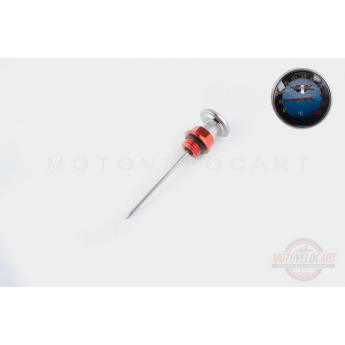 Щуп масла   ?19.0mm, L-137mm   (+датчик температуры)   (оранжевый)   "KOMATCU"