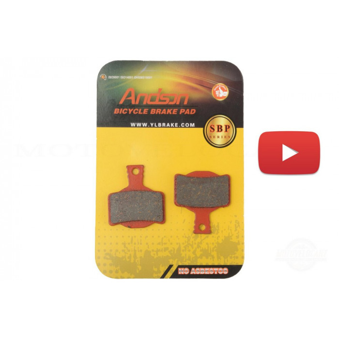 Колодки тормозные велосипедные (дисковые) 33.6х4х32.3   Magura MT Series 2,4,6,8   (mod:SBP-1042), компл.