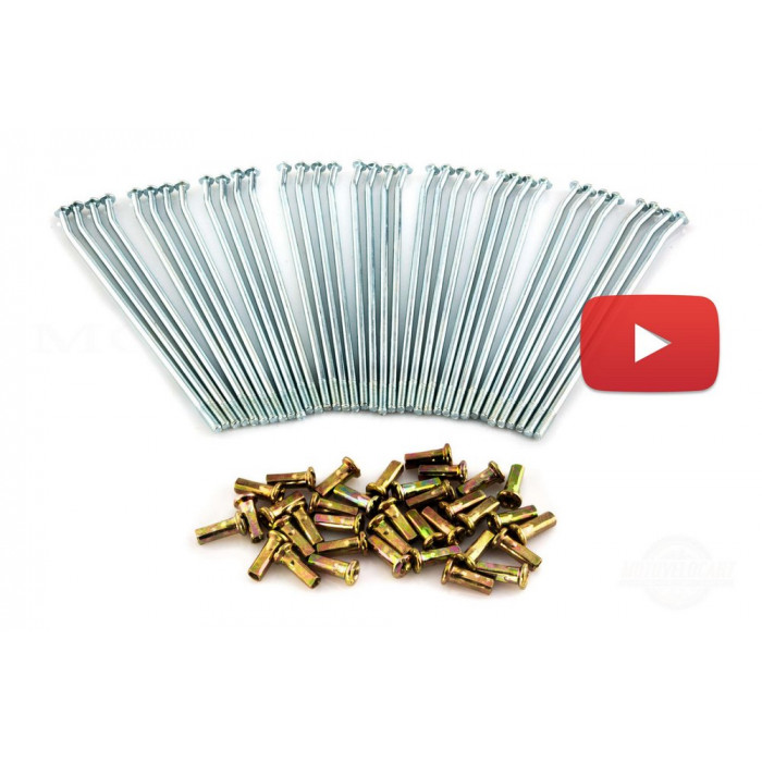 Спица колеса   ЯВА   (L-145mm, D-3,5mm) (компл, 36шт)   JING, компл.