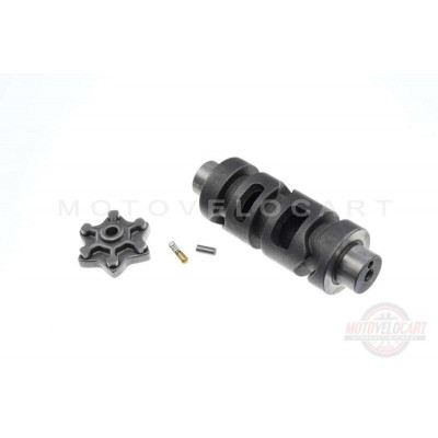 Копирный вал КПП 4T CG125/150 (+звезда) KOMATCU (mod.A) Копирный вал КПП 4T CG125/150 (+звезда) KOMATCU (mod.A)