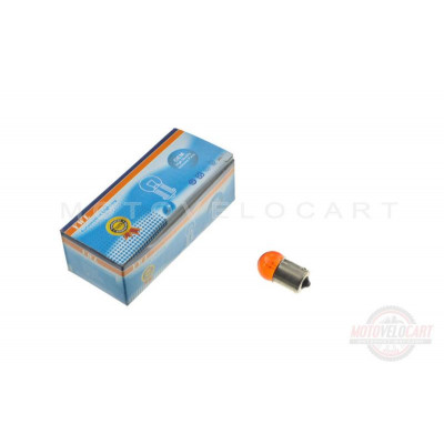 Лампа G18 (поворот, габарит)   12V 10W   (красная)   YWL