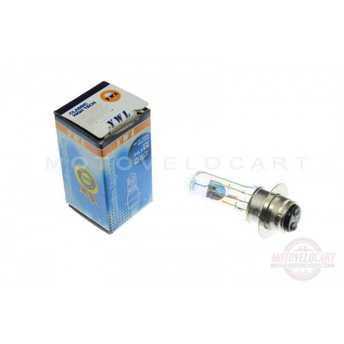 Лампа P15D-25-1 (1 ус)   12V 35W/35W   (хамелеон радужный)   YWL