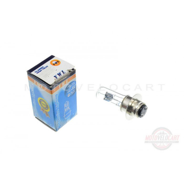 Лампа P15D-25-1 (1 ус)   12V 50W/50W   (белая)   YWL