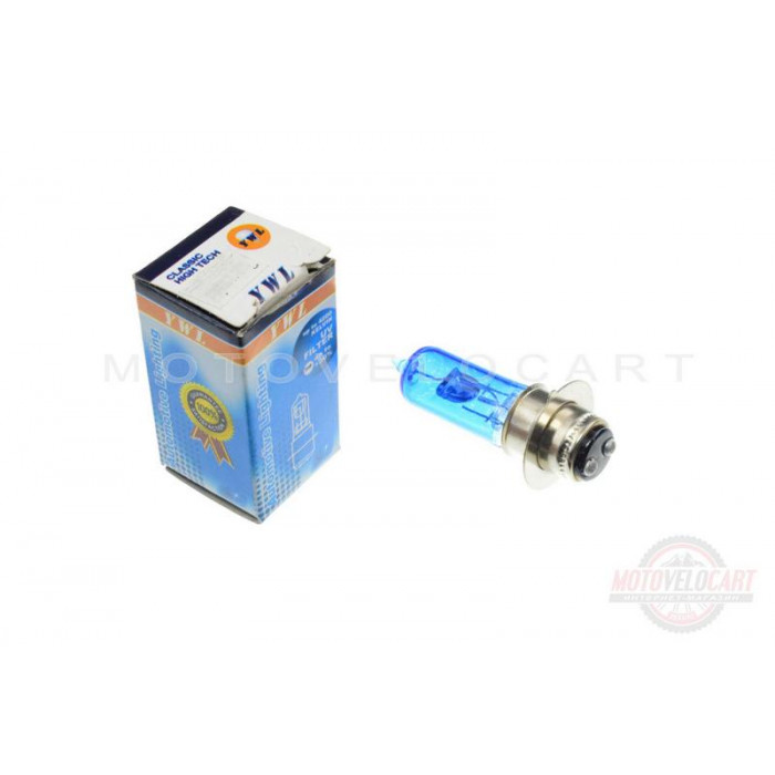 Лампа P15D-25-1 (1 ус)   12V 50W/50W   (супер белая)   YWL