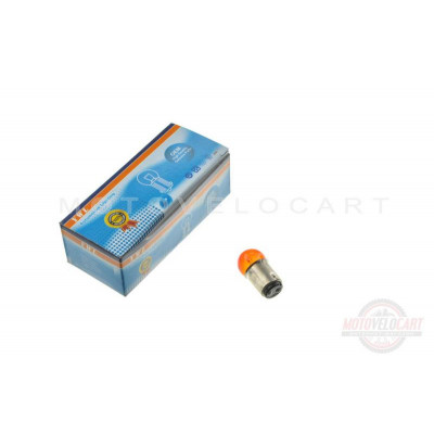 Лампа S25 (двухконтактная)   12V 10W/5W   (стоп, габарит)   (красная)   YWL