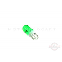 Лампа Т10 (безцокольная)   12V 3W   (габарит, приборы)   (зеленая)   YWL