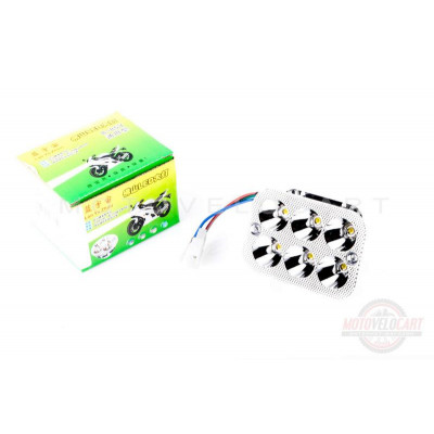Модуль светодиодный (12W, 5 диодов, RGB-подсветка, 90*66mm) "YWL" Модуль светодиодный (12W, 5 диодов, RGB-подсветка, 90*66mm) "YWL"