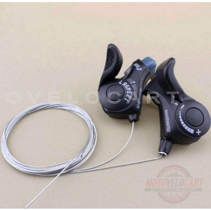 Ревошифт переключения скоростей велосипеда   (L-3, R-7 скоростей)   Shimano T. S. P. SL-TX30   KL, пара