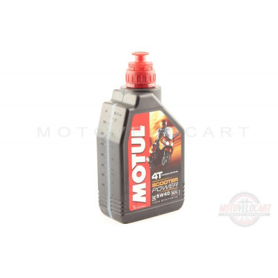 Масло 4T, 1л (синтетика, 5W-40, Scooter Power, API SN/SM/SL/SJ) MOTUL (#105958), шт Масло 4T, 1л (синтетика, 5W-40, Scooter Power, API SN/SM/SL/SJ) MOTUL (#105958), шт