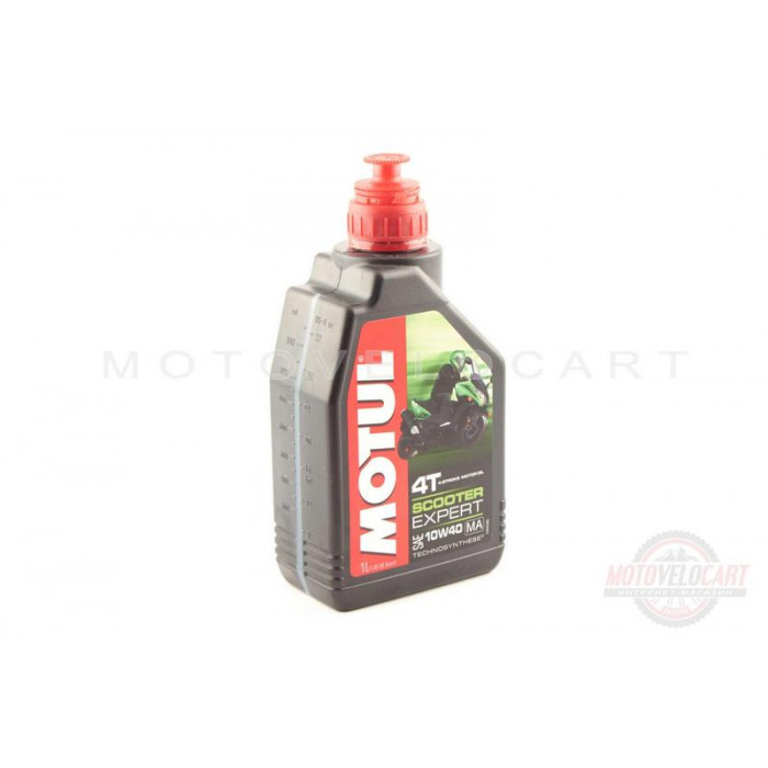 Масло   4T, 1л   (полусинтетика, 10W-40, Scooter Expert MA, API SM/SL/SJ)   MOTUL   (#105960), шт