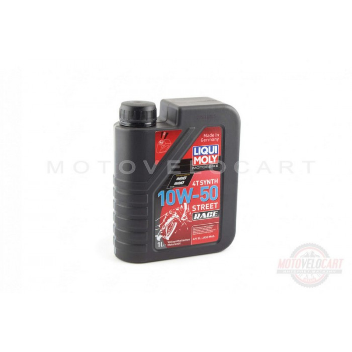 Масло   4T, 1л   (синтетика, 10W-50, STREET RACE)   LIQUI MOLY   #3982, шт