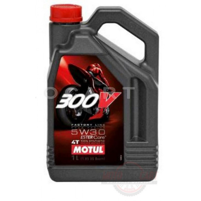 Масло   4T, 4л   (синтетика, 5W-30, 300V Line road racing, Above standards)   MOTUL   (#104111), шт