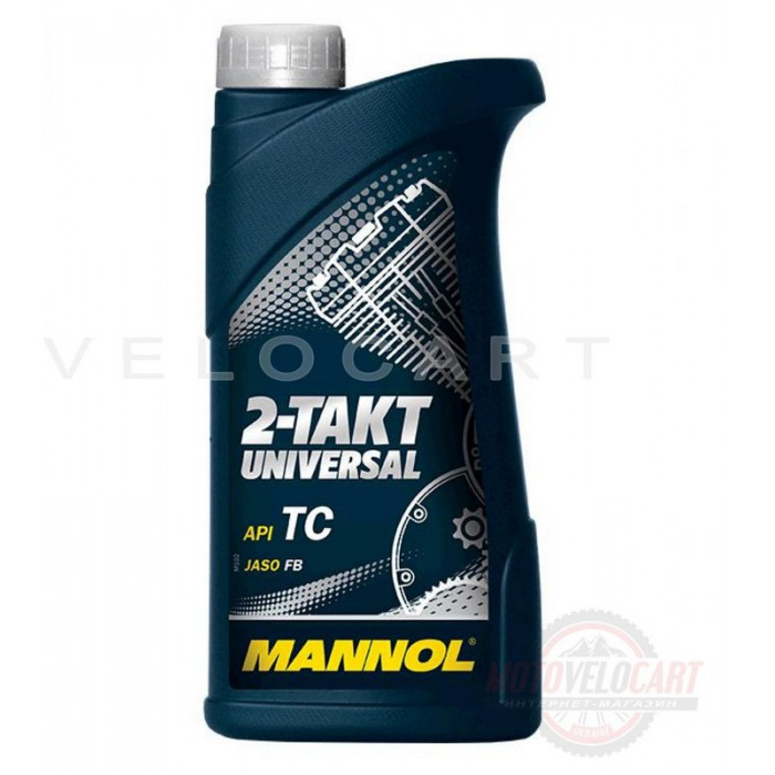 Масло   2T, 1л   (минеральное, 2-Takt Universal API TC)   MANNOL, шт