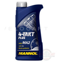 Масло   4T, 1л   (SAE 10W-40, полусинтетика, 4-Takt Plus API SL)   MANNOL, шт