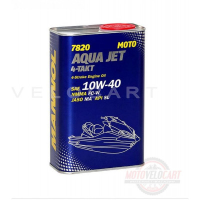 Масло 4T, 1л ж/б (SAE 10W-40, 7820 Aqua Jet 4-Takt API SL) MANNOL, шт Масло 4T, 1л ж/б (SAE 10W-40, 7820 Aqua Jet 4-Takt API SL) MANNOL, шт