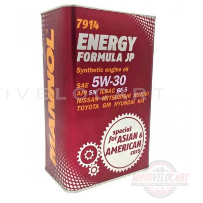 Масло автомобильное, 4л ж/б (SAE 5W-30, синтетика, Energy Formula JP API SL) MANNOL, шт Масло автомобильное, 4л ж/б (SAE 5W-30, синтетика, Energy Formula JP API SL) MANNOL, шт
