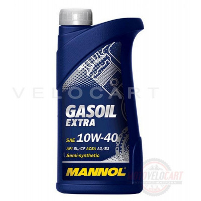 Масло 4T, 1л (SAE 10W-40, полусинтетика, Gasoil Extra API SL/CF) MANNOL, шт Масло 4T, 1л (SAE 10W-40, полусинтетика, Gasoil Extra API SL/CF) MANNOL, шт