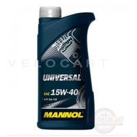 Масло   4T, 1л   (SAE 15W-40, минеральное, Universal API SG/CD)   MANNOL, шт