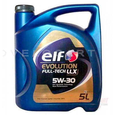 Масло автомобильное, 5л (SAE 5W-30, синтетика, Evolution Full-Tech LLX) ELF (#GPL), шт Масло автомобильное, 5л (SAE 5W-30, синтетика, Evolution Full-Tech LLX) ELF (#GPL), шт