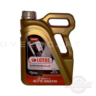 Масло автомобильное, 5л (SAE 5W-40, синтетика) (Synthetic Plus) LOTOS (#GPL), шт Масло автомобильное, 5л (SAE 5W-40, синтетика) (Synthetic Plus) LOTOS (#GPL), шт