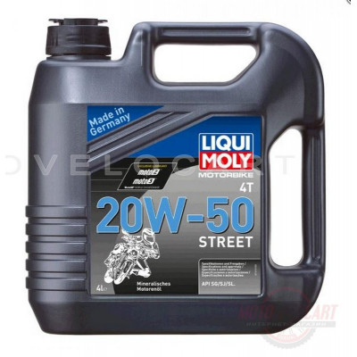 Масло 4T, 4л (минеральное, 20W-50, STREET) LIQUI MOLY #1696, шт Масло 4T, 4л (минеральное, 20W-50, STREET) LIQUI MOLY #1696, шт