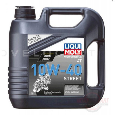 Масло 4T, 4л (полусинтетика, 10W-40, STREET) LIQUI MOLY #7512, шт Масло 4T, 4л (полусинтетика, 10W-40, STREET) LIQUI MOLY #7512, шт