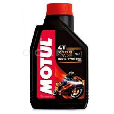 Масло   4T, 1л   (синтетика, 10W-30, 7100, API SL/SJ/SH/SG)   MOTUL   (#104089), шт