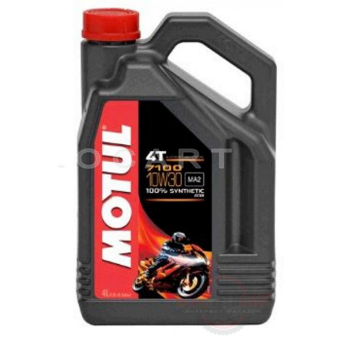 Масло   4T, 4л   (синтетика, 10W-30, 7100, API SL/SJ/SH/SG)   MOTUL   (#104090), шт
