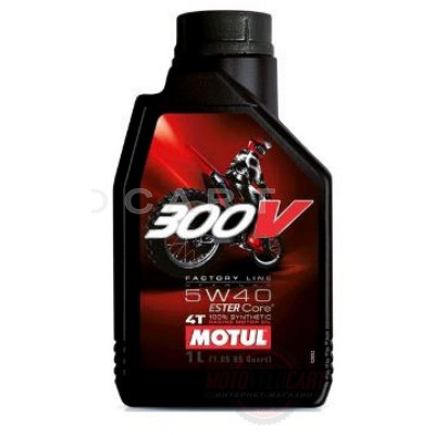 Масло   4T, 1л   (синтетика, 5W-40, 300V, FACTORY LINE OFF ROAD)   MOTUL   (#104134), шт
