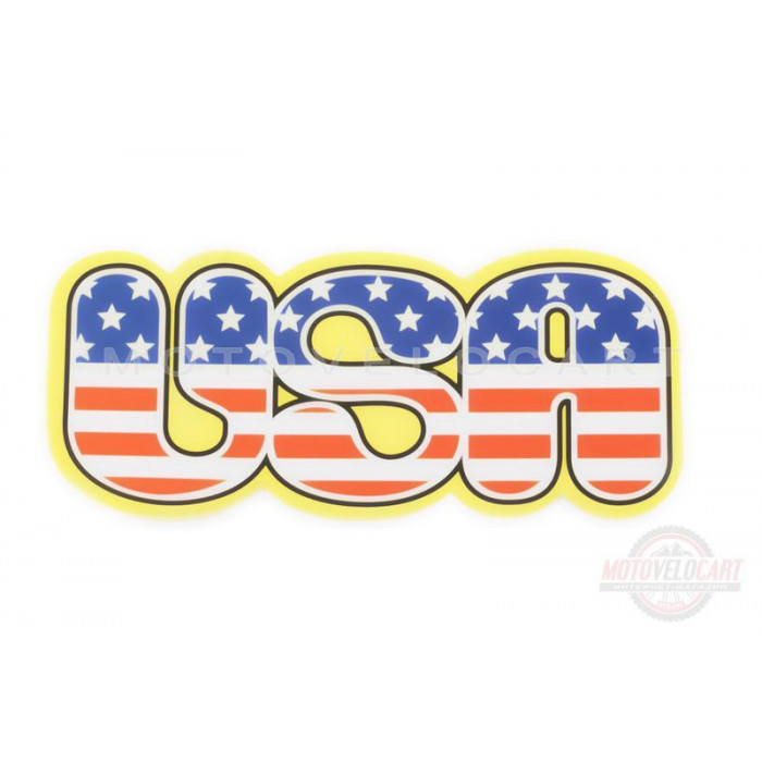 Наклейка декор "USA" (15х6см) (#3294)
