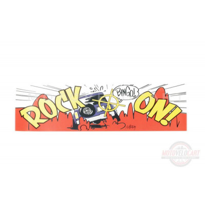Наклейка декор ROCK ON! (28x8см) (#3530) Наклейка декор ROCK ON! (28x8см) (#3530)