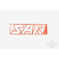 Наклейка логотип "SAK" (16х5см, черная) (#6873)