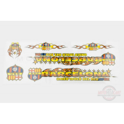 Наклейки (набор) спонсор BARCELONA (34х13см) (#5965) Наклейки (набор) спонсор BARCELONA (34х13см) (#5965)