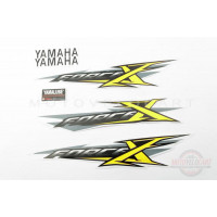 Наклейки (набор)   Yamaha X-FORCE   (30х6см, желтые)   (#7438)