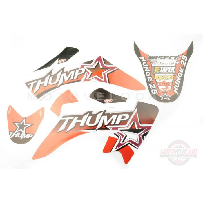 Наклейки (набор)   Triumph   (50х25см, 4 шт)   (#0063)