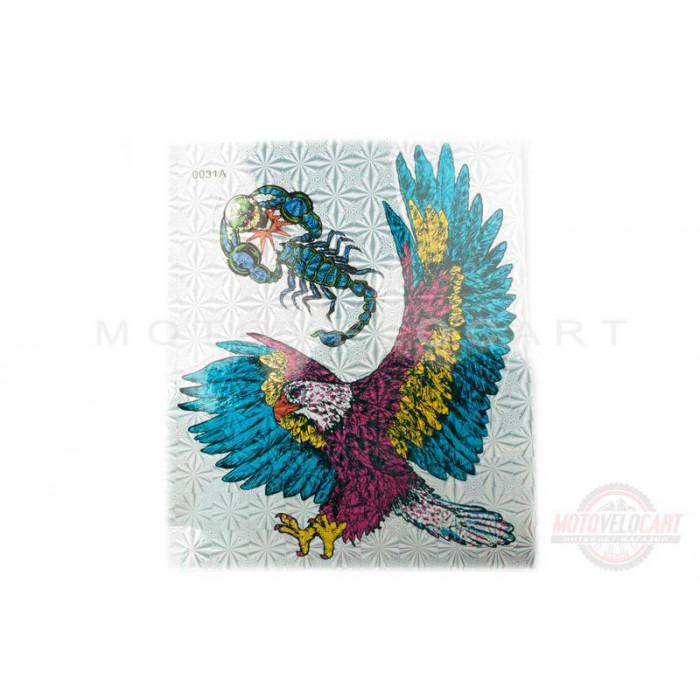 Наклейки (набор)   EAGLE, SCORPION   (31х26см)   (#0031)