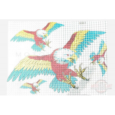 Наклейки (набор)   EAGLE   (30х22см)   (#0061A)