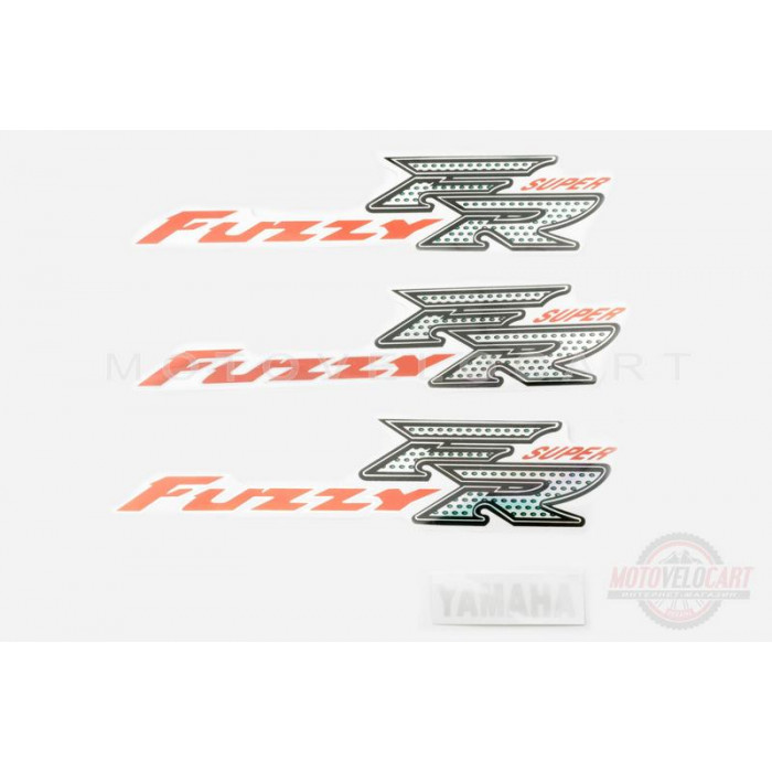 Наклейки (набор)   Yamaha FUZZY   (30х7см, 4шт)   (#7461)