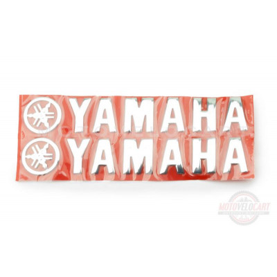 Наклейка буквы "YAMAHA" (20х6см, 2шт, хром) (#4751) Наклейка буквы "YAMAHA" (20х6см, 2шт, хром) (#4751)