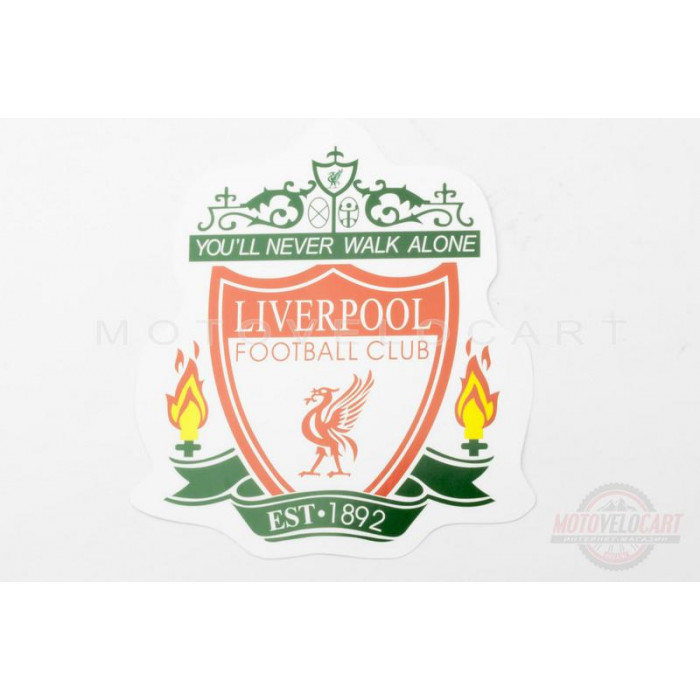 Наклейка   логотип   LIVERPOOL   (15х14см)   (#5649)