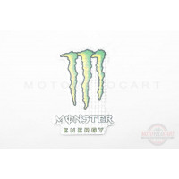 Наклейка   логотип   MONSTER ENERGY   (17х12см)   (#7312G)