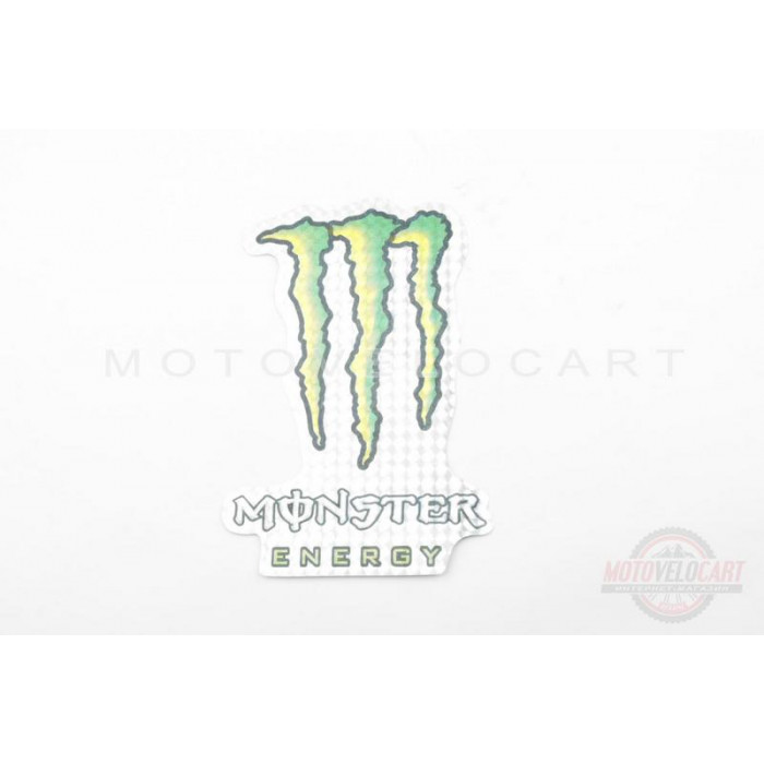 Наклейка   логотип   MONSTER ENERGY   (17х12см)   (#7312G)
