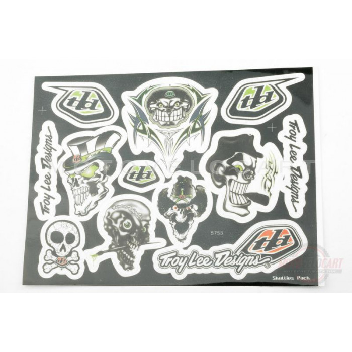 Наклейки (набор) спонсор "TROY LEE" (25х19см) (#5753)