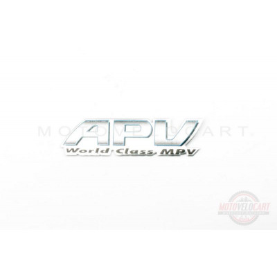 Наклейка   шильдик   APV   (14х4см, хром)   (#4631)