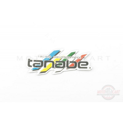 Наклейка шильдик TANABE (14х5см, хром) (#4524) Наклейка шильдик TANABE (14х5см, хром) (#4524)