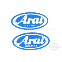 Наклейка логотип ARAI (9x4,5см, синяя) (#1871) Наклейка логотип ARAI (9x4,5см, синяя) (#1871)